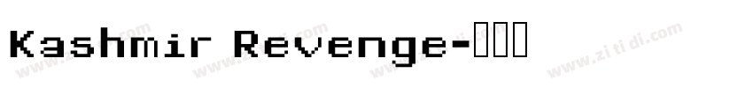 Kashmir Revenge字体转换